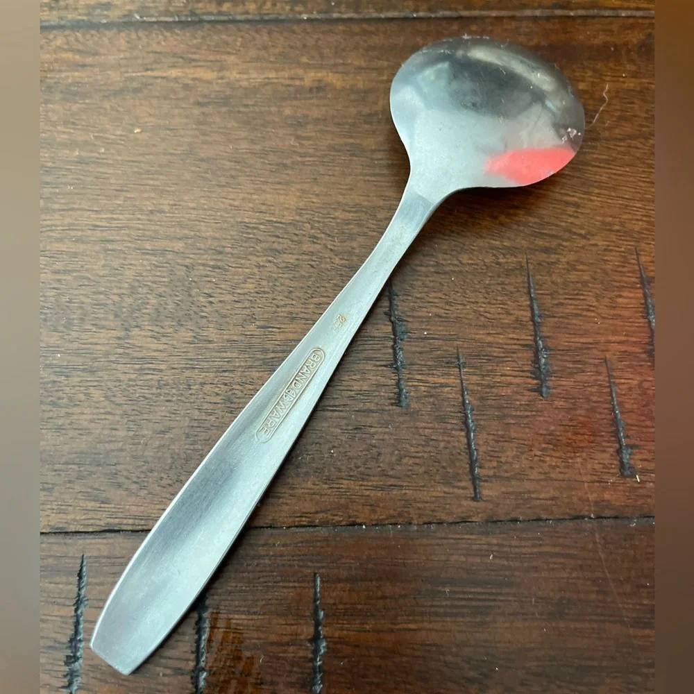 BRAND WARE Stainless Steel Round Soup Spoon